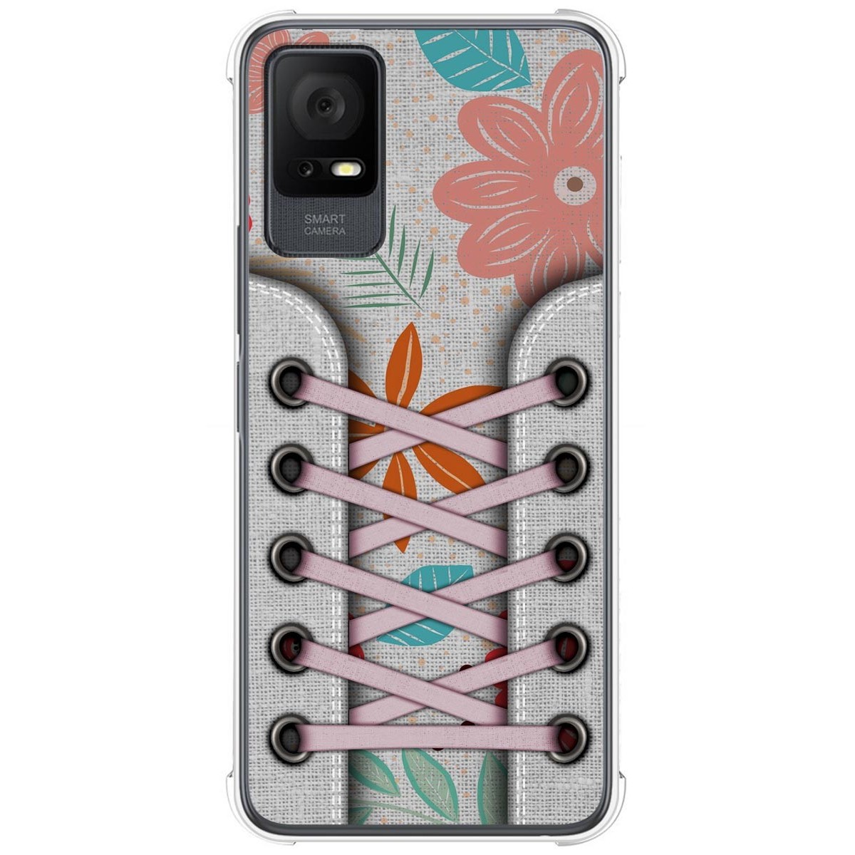 Funda Silicona Antigolpes para TCL 405 diseño Zapatillas 09 Dibujos