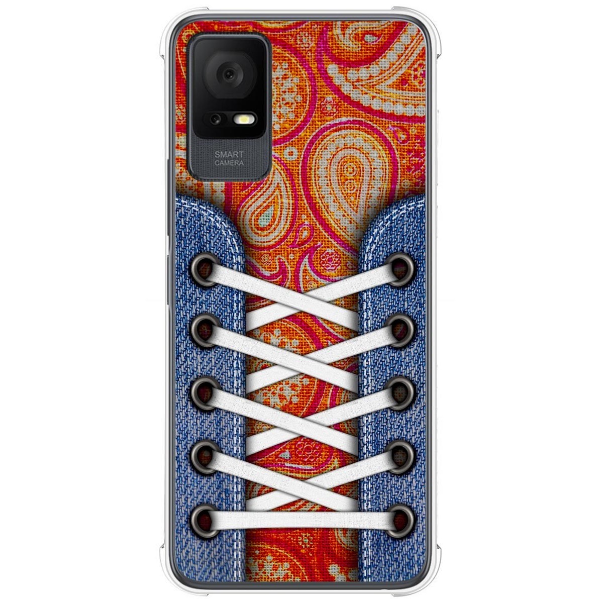 Funda Silicona Antigolpes para TCL 405 diseño Zapatillas 10 Dibujos