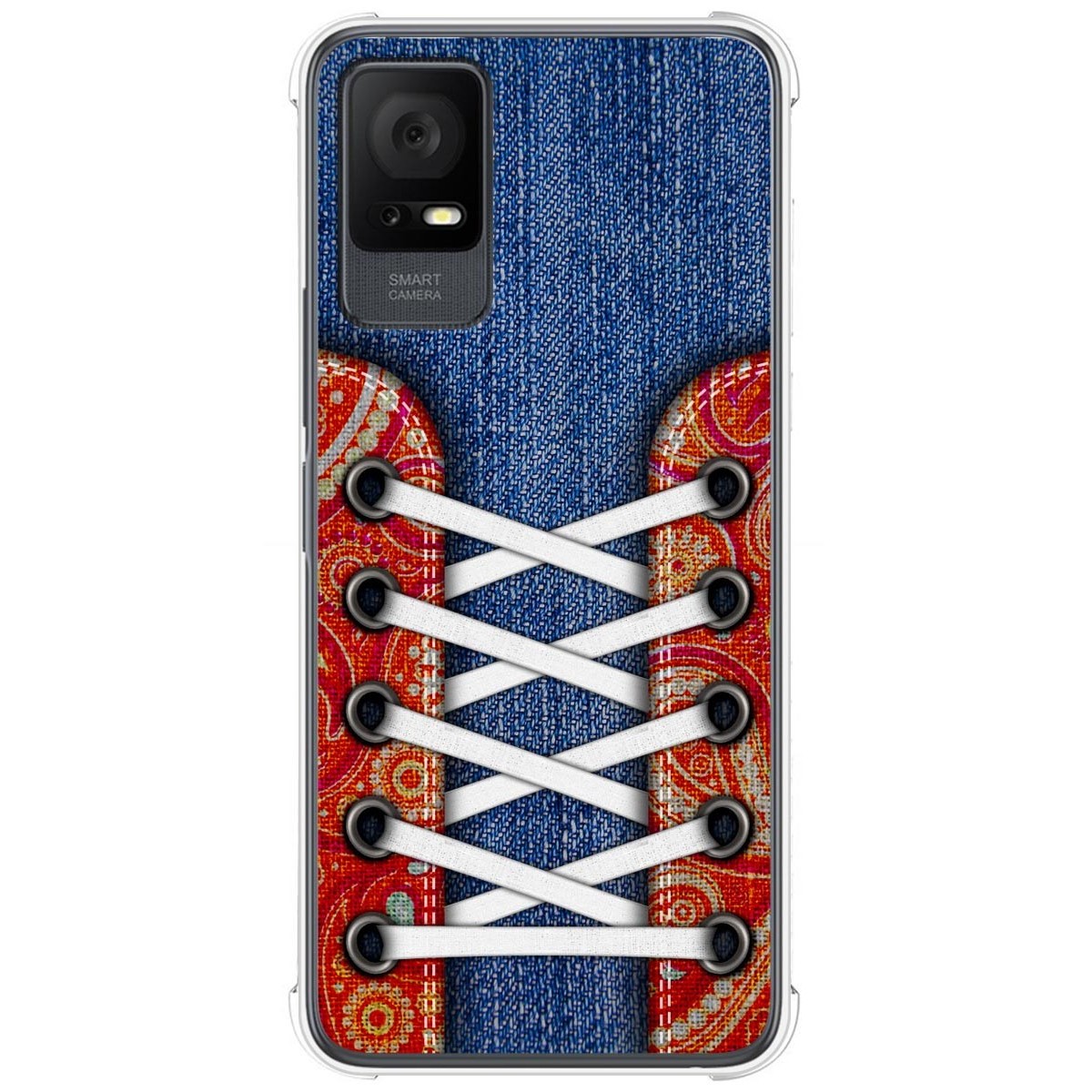 Funda Silicona Antigolpes para TCL 405 diseño Zapatillas 11 Dibujos