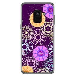 Funda Gel Tpu para Samsung Galaxy A8 (2018) Diseño Radial Dibujos