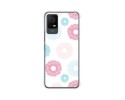 Funda Silicona Antigolpes para TCL 405 diseño Flores 06 Dibujos
