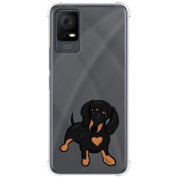 Funda Silicona Antigolpes para TCL 405 diseño Perros 04 Dibujos