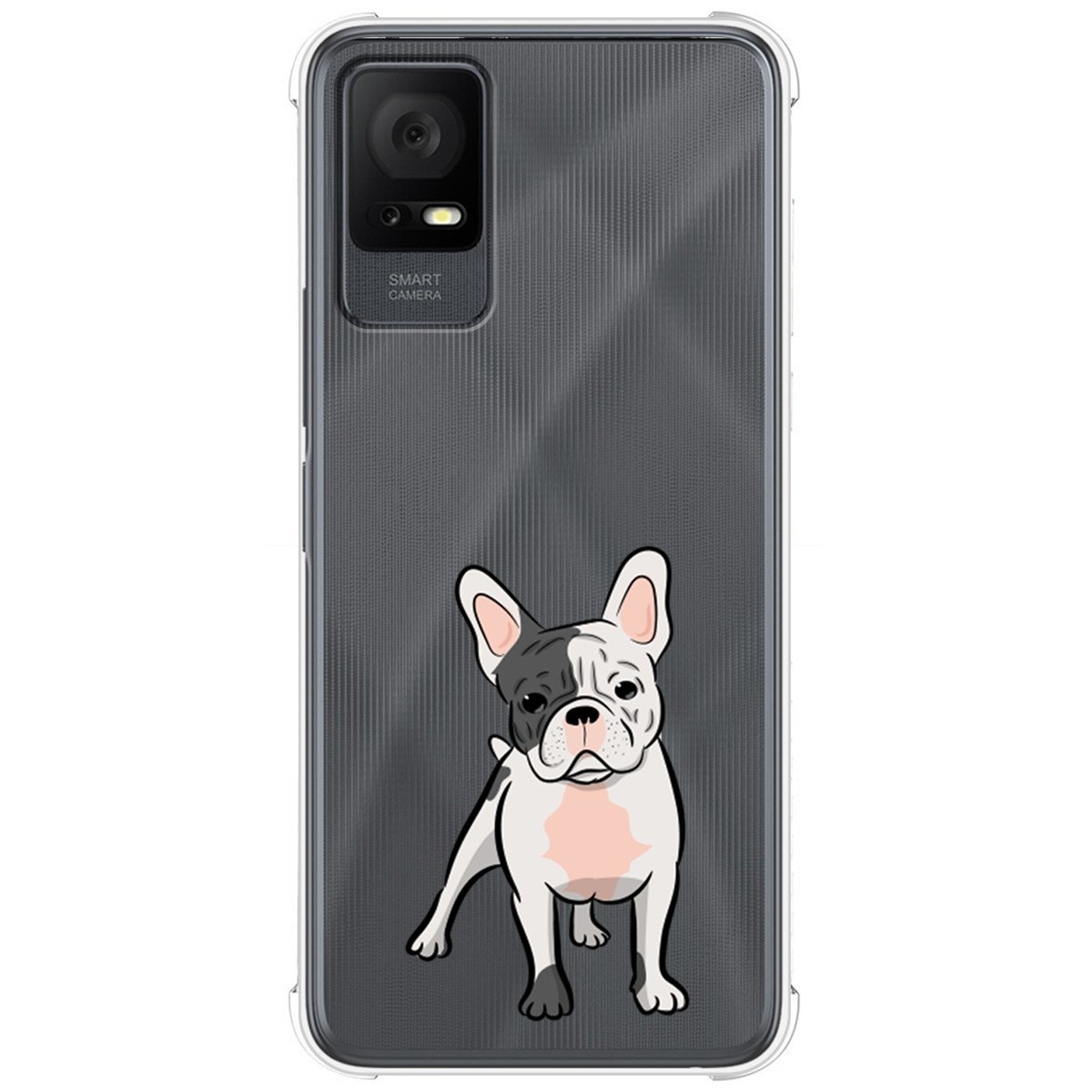 Funda Silicona Antigolpes para TCL 405 diseño Perros 06 Dibujos