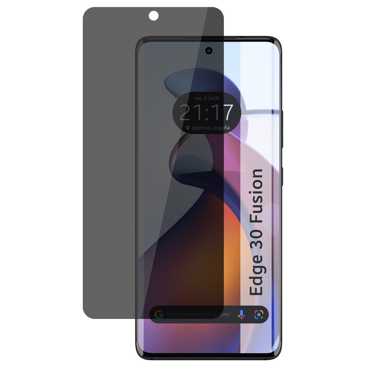 Protector Pantalla Hidrogel Privacidad Antiespías para Motorola Edge 30 Fusion 5G