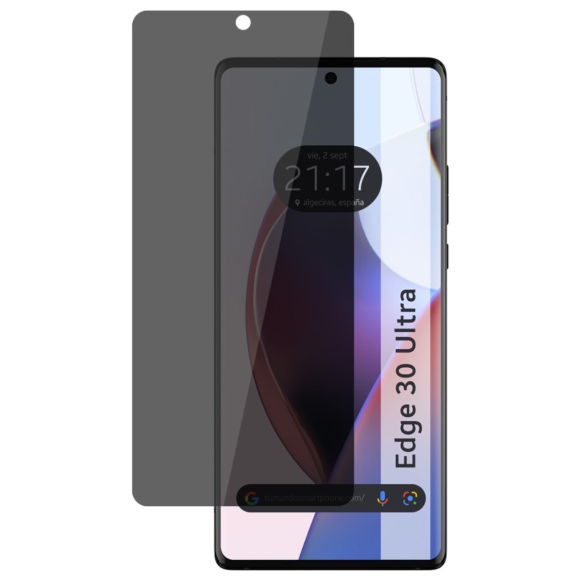 Protector Pantalla Hidrogel Privacidad Antiespías para Motorola Edge 30 Ultra 5G
