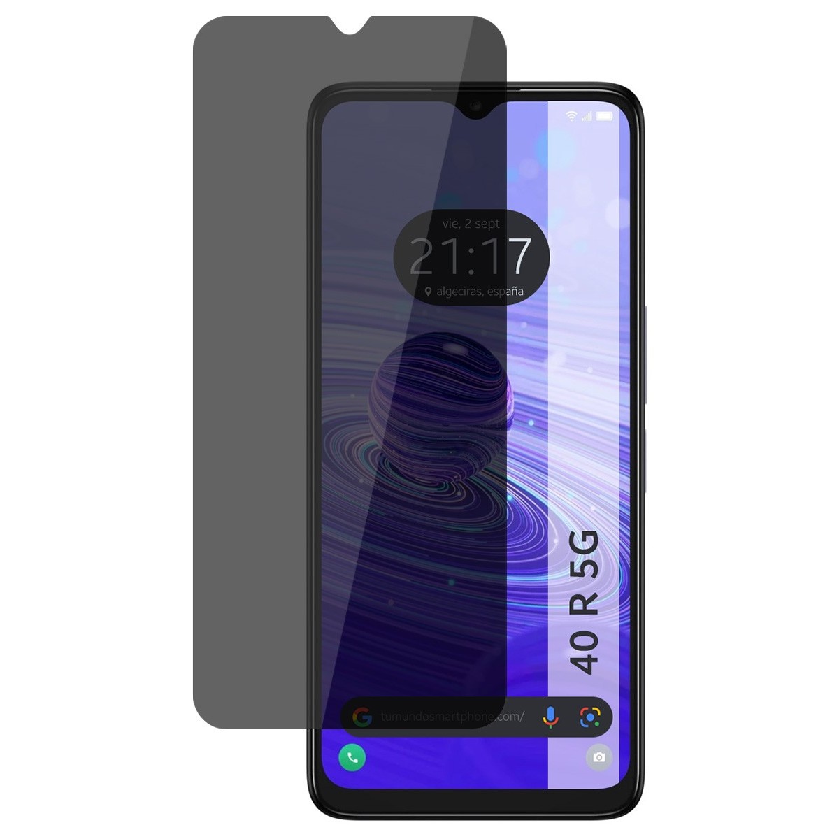 Protector Pantalla Hidrogel Privacidad Antiespías para TCL 40 R 5G