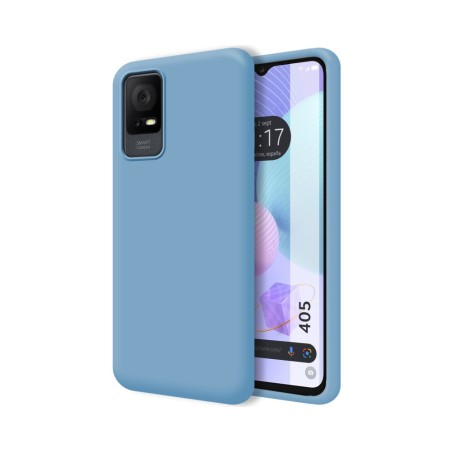 Funda Silicona Líquida Ultra Suave para TCL 405 color Azul