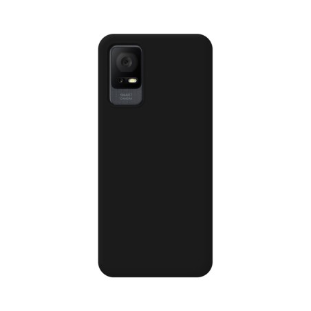 Funda Silicona Líquida Ultra Suave para TCL 405 color Negra