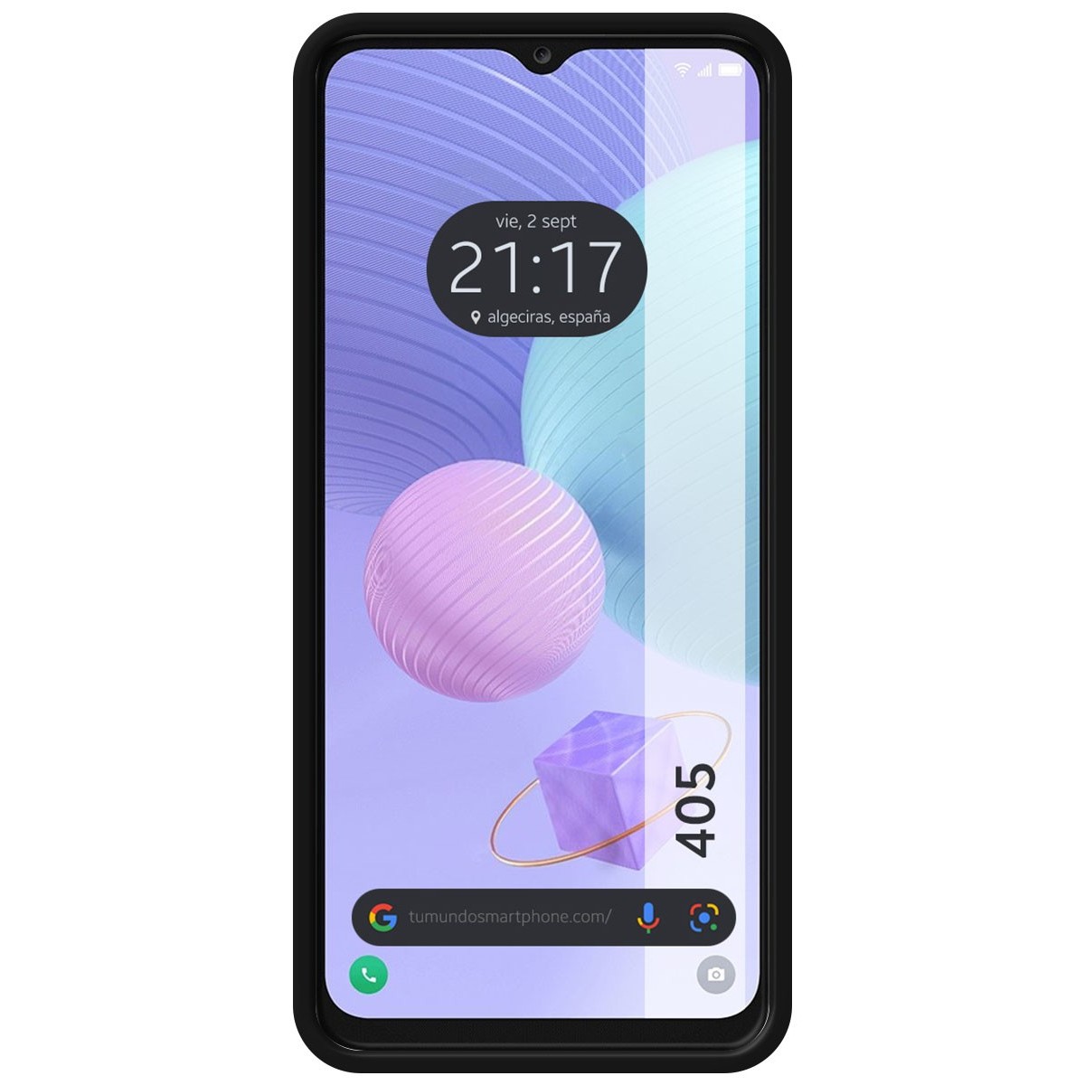 Funda Silicona Líquida Ultra Suave para TCL 405 color Negra