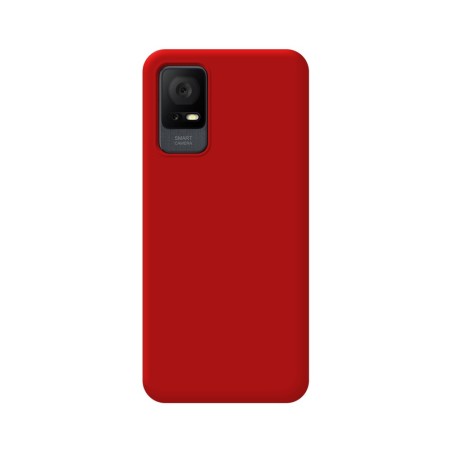 Funda Silicona Líquida Ultra Suave para TCL 405 color Roja