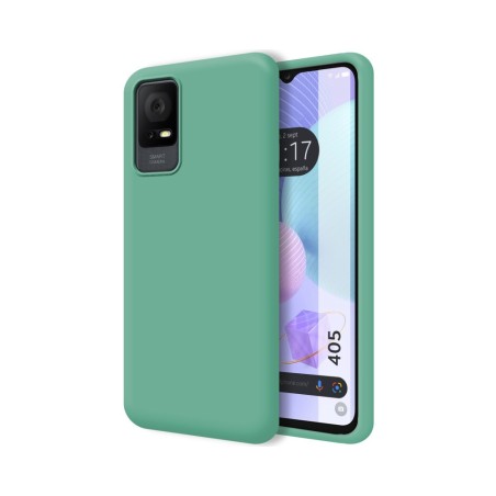 Funda Silicona Líquida Ultra Suave para TCL 405 color Verde