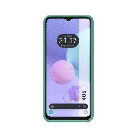 Funda Silicona Líquida Ultra Suave para TCL 405 color Verde