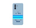Funda Silicona Líquida Azul para Huawei Nova Y70 diseño Agua Dibujos