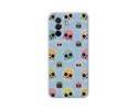 Funda Silicona Líquida Azul para Huawei Nova Y70 diseño Catrina Dibujos