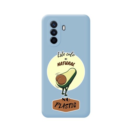 Funda Silicona Líquida Azul para Huawei Nova Y70 diseño Culo Natural Dibujos