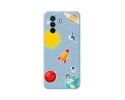 Funda Silicona Líquida Azul para Huawei Nova Y70 diseño Espacio Dibujos