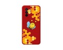 Funda Silicona Líquida Roja para Huawei Nova Y70 diseño Abeja Dibujos