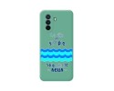 Funda Silicona Líquida Verde para Huawei Nova Y70 diseño Agua Dibujos