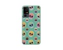 Funda Silicona Líquida Verde para TCL 40 R 5G diseño Catrina Dibujos