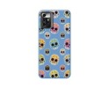Funda Silicona Líquida Azul para Zte Blade A72 5G diseño Catrina Dibujos