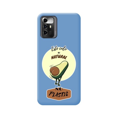 Funda Silicona Líquida Azul para Zte Blade A72 5G diseño Culo Natural Dibujos