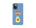 Funda Silicona Líquida Azul para Zte Blade A72 5G diseño Vegan Life Dibujos