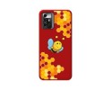 Funda Silicona Líquida Roja para Zte Blade A72 5G diseño Abeja Dibujos