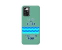 Funda Silicona Líquida Verde para Zte Blade A72 5G diseño Agua Dibujos