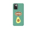 Funda Silicona Líquida Verde para Zte Blade A72 5G diseño Vegan Life Dibujos
