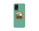Funda Silicona Líquida Verde para TCL 405 diseño Adventure Dibujos