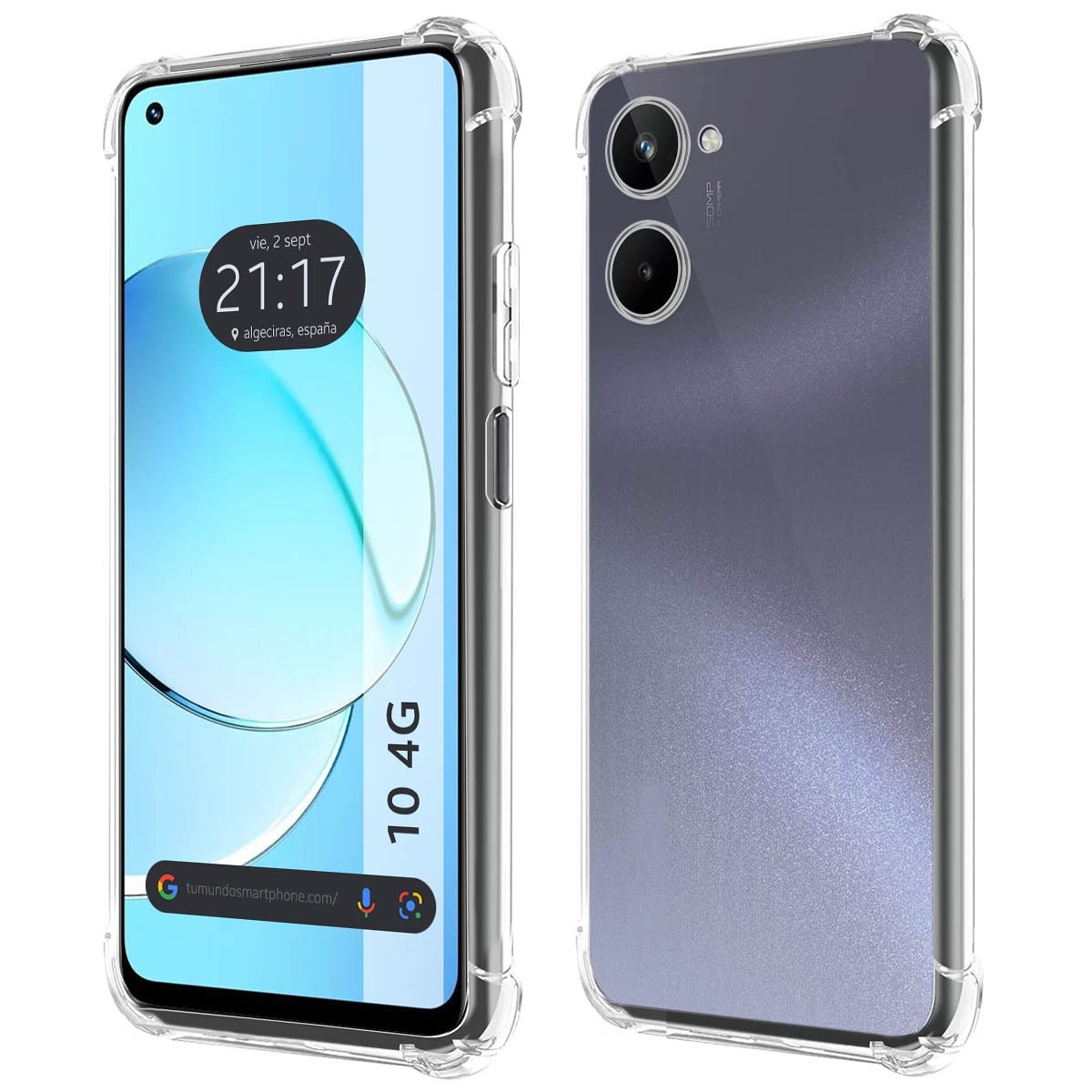 Funda Silicona Antigolpes Transparente para Realme 10 4G