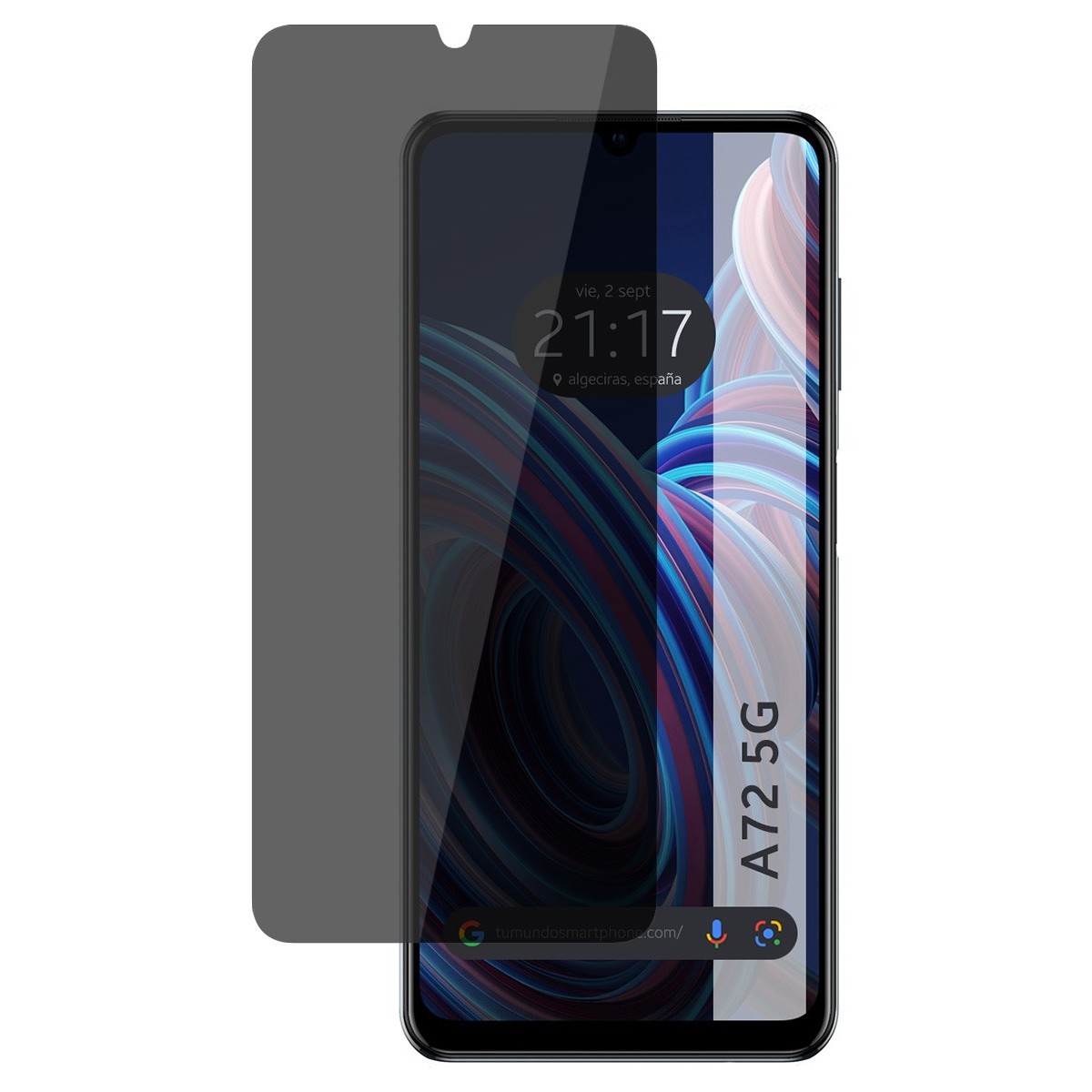 Protector Pantalla Hidrogel Privacidad Antiespías para ZTE Blade A72 5G