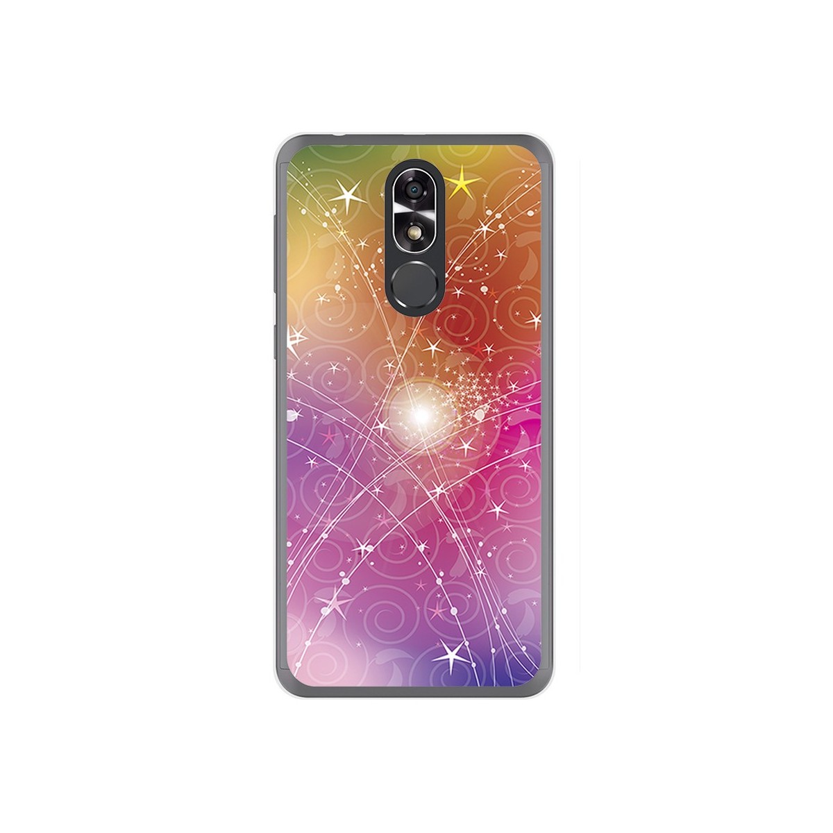 Funda Gel Tpu para Cubot R9 Diseño Abstracto Dibujos