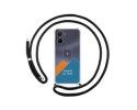 Personaliza tu Funda Colgante Transparente para Realme 10 4G con Cordon Negro Dibujo Personalizada