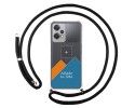 Personaliza tu Funda Colgante Transparente para Oneplus Nord CE 2 Lite 5G con Cordon Negro Dibujo Personalizada