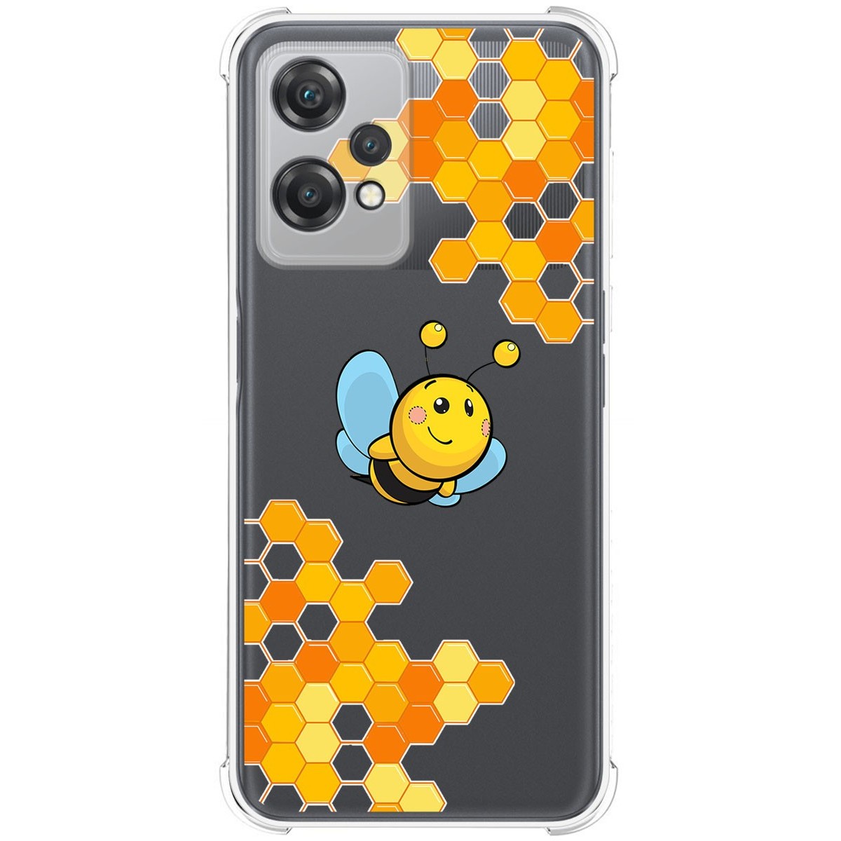 Funda Silicona Antigolpes para Oneplus Nord CE 2 Lite 5G diseño Abeja Dibujos