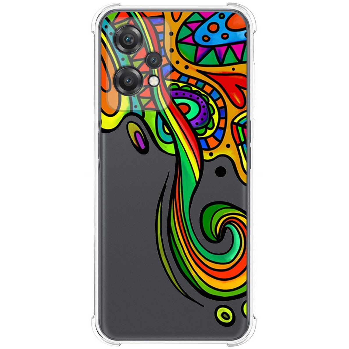 Funda Silicona Antigolpes para Oneplus Nord CE 2 Lite 5G diseño Colores Dibujos