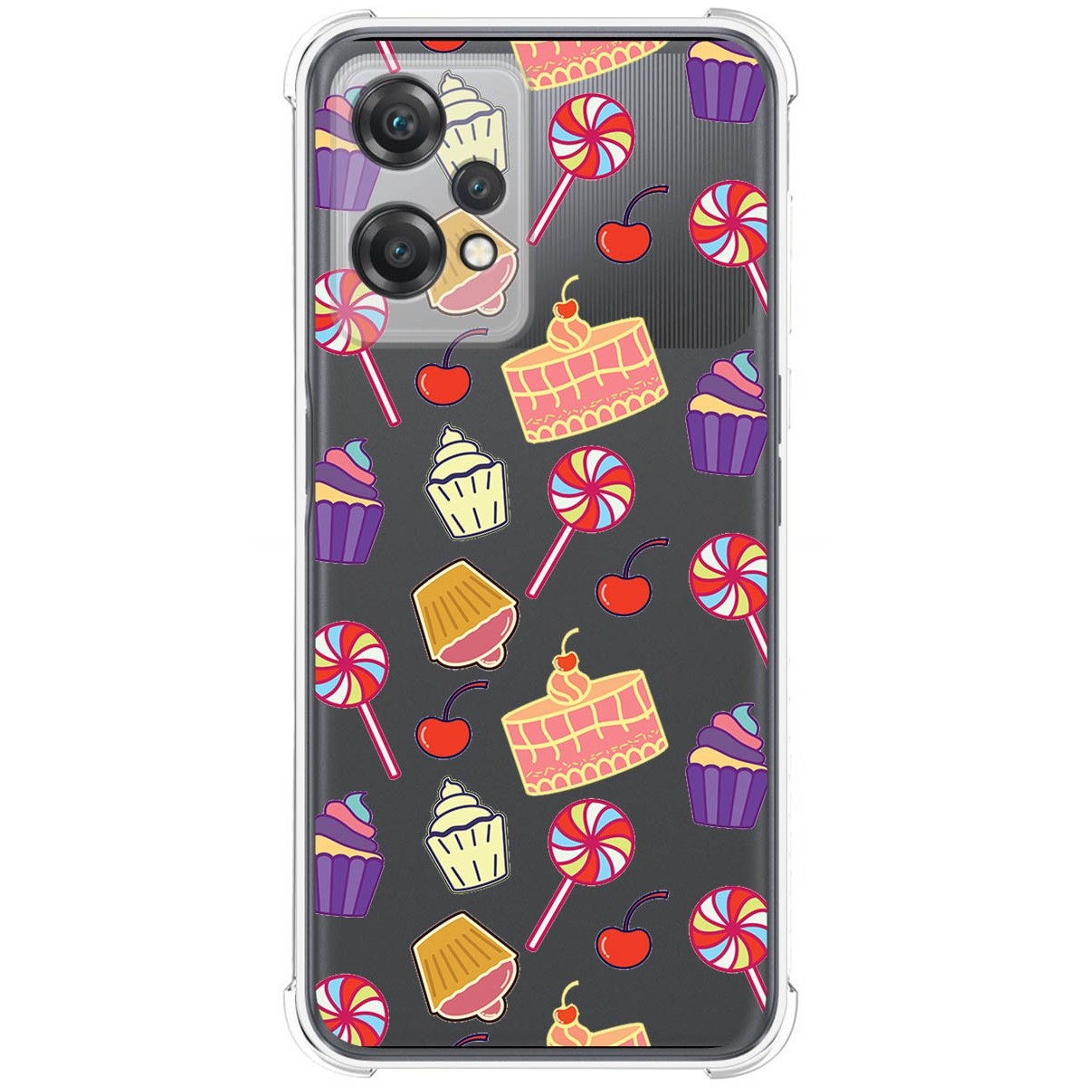Funda Silicona Antigolpes para Oneplus Nord CE 2 Lite 5G diseño Dulces 01 Dibujos