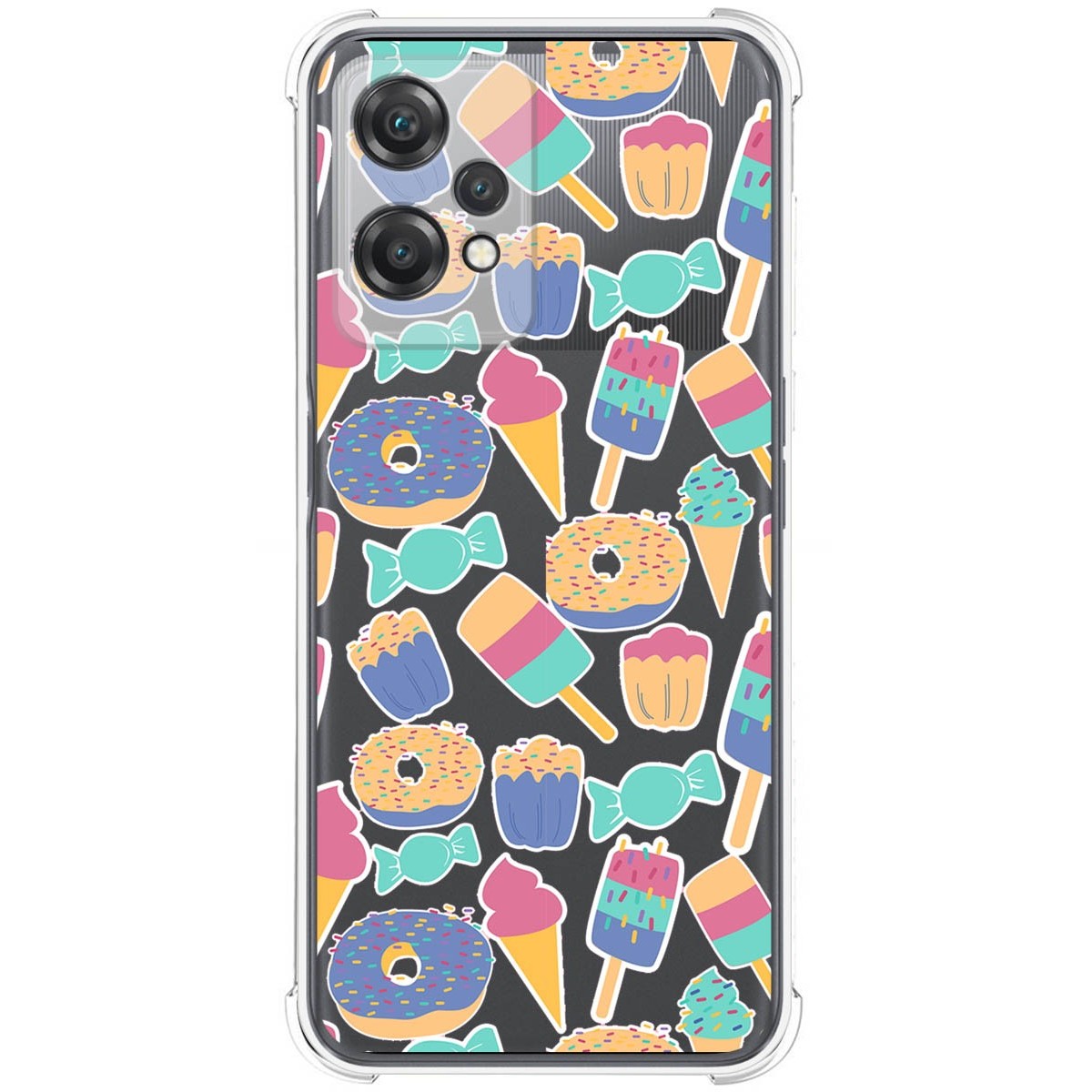 Funda Silicona Antigolpes para Oneplus Nord CE 2 Lite 5G diseño Dulces 02 Dibujos