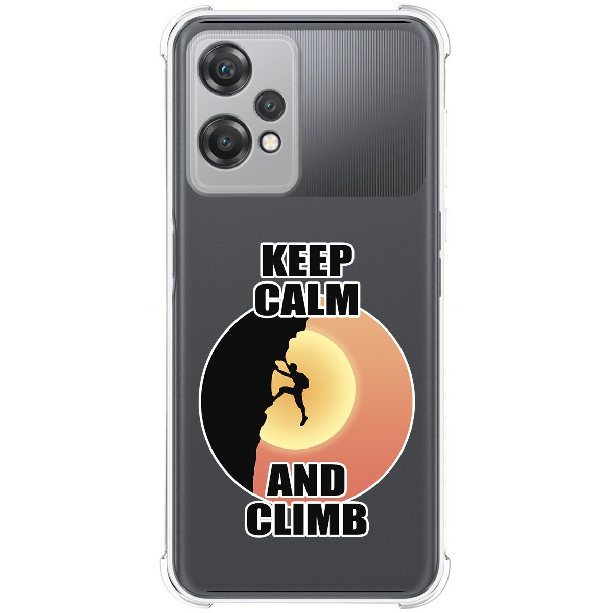 Funda Silicona Antigolpes para Oneplus Nord CE 2 Lite 5G diseño Hombre Escalada Dibujos