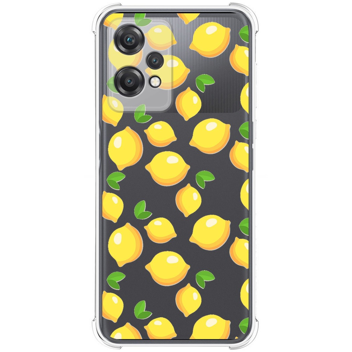 Funda Silicona Antigolpes para Oneplus Nord CE 2 Lite 5G diseño Limones Dibujos