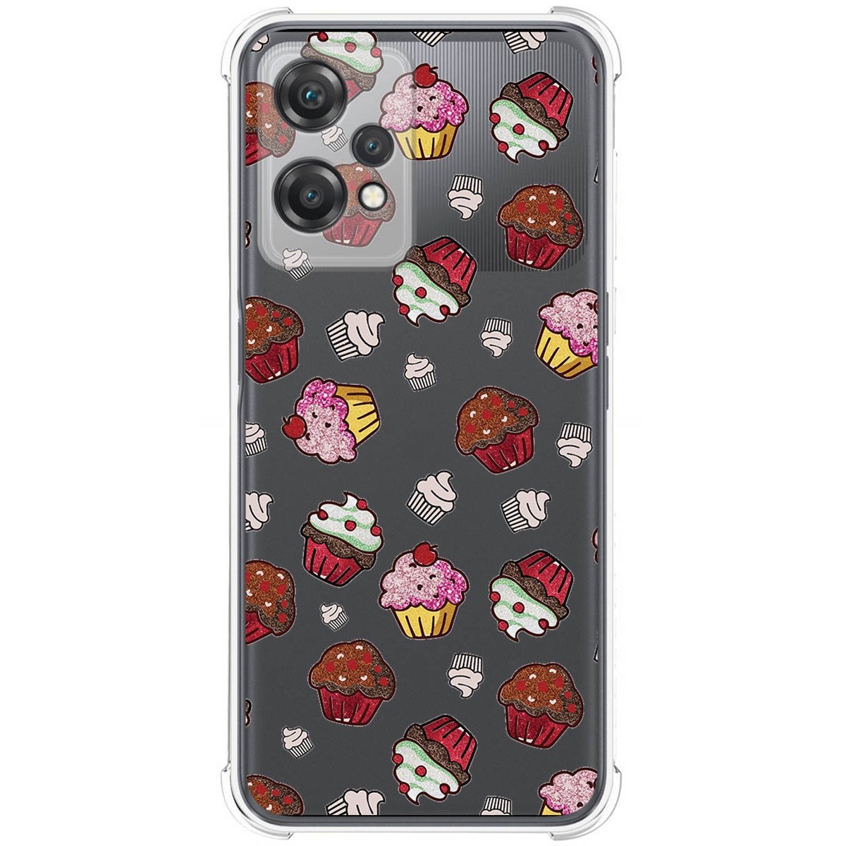 Funda Silicona Antigolpes para Oneplus Nord CE 2 Lite 5G diseño Muffins Dibujos