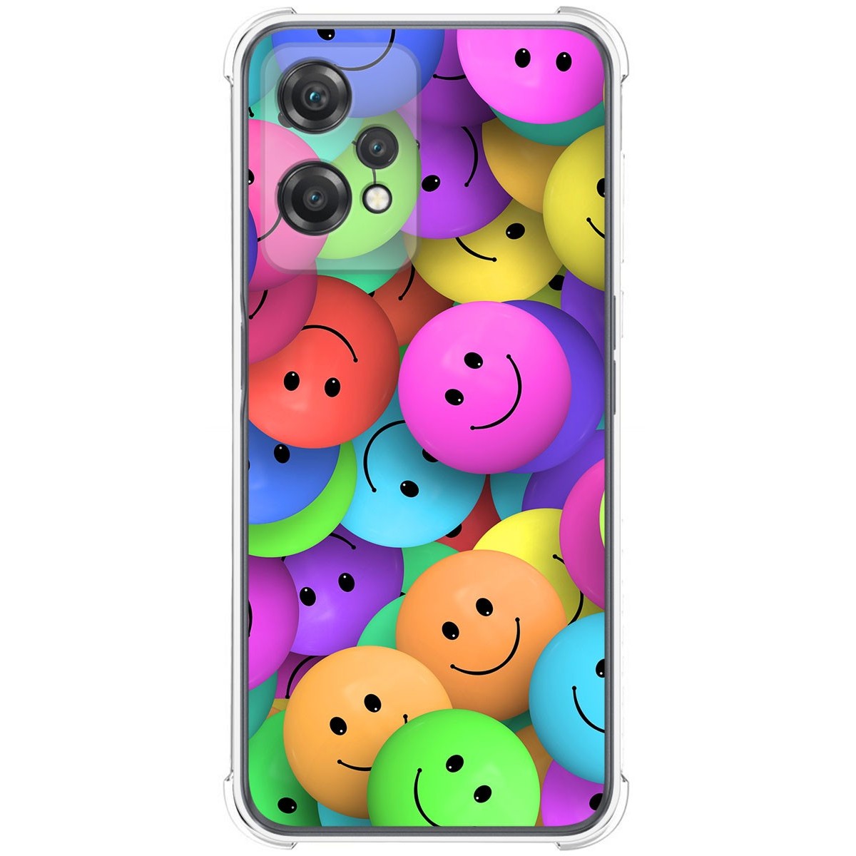 Funda Silicona Antigolpes para Oneplus Nord CE 2 Lite 5G diseño Smile Dibujos