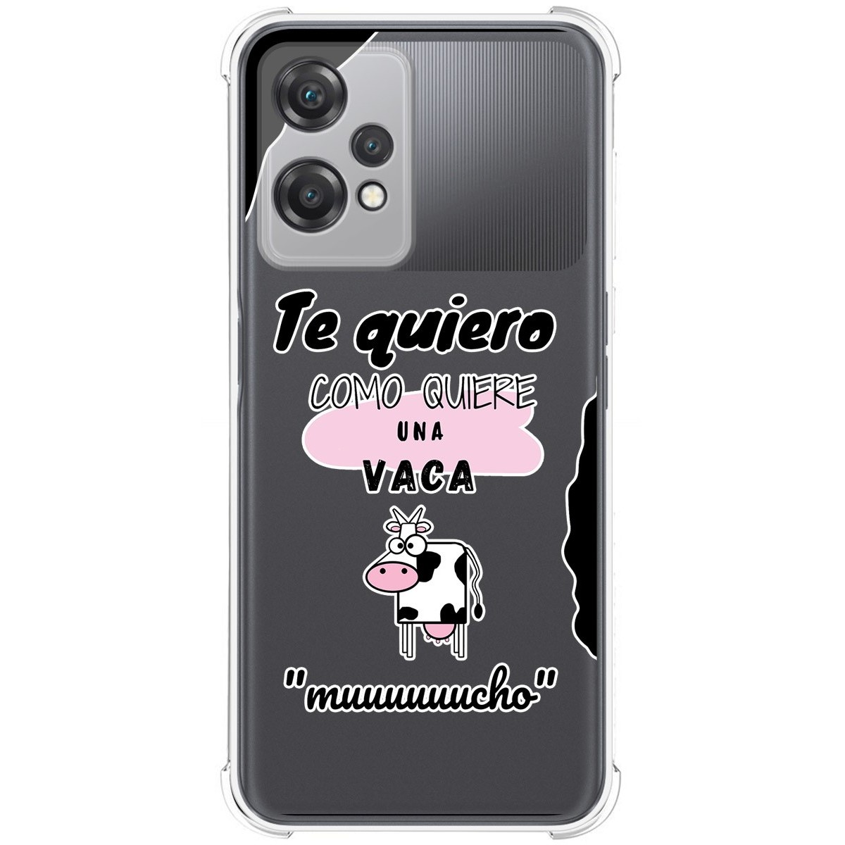 Funda Silicona Antigolpes para Oneplus Nord CE 2 Lite 5G diseño Vaca Dibujos