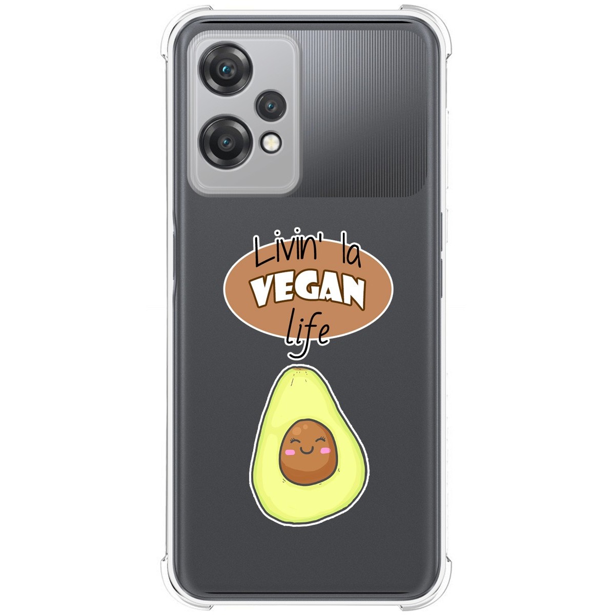 Funda Silicona Antigolpes para Oneplus Nord CE 2 Lite 5G diseño Vegan Life Dibujos