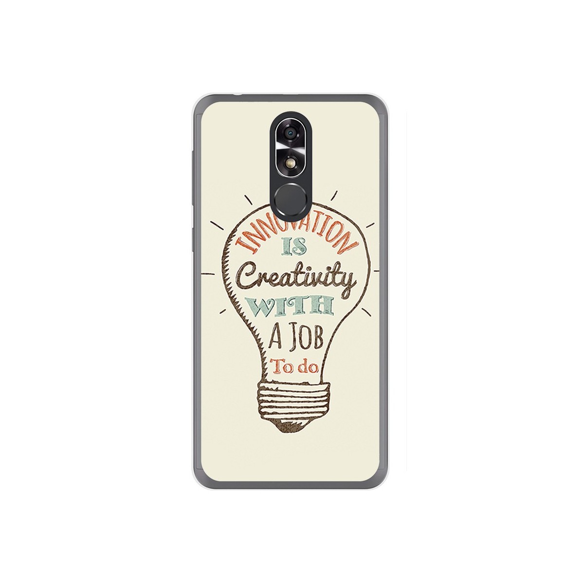 Funda Gel Tpu para Cubot R9 Diseño Creativity Dibujos