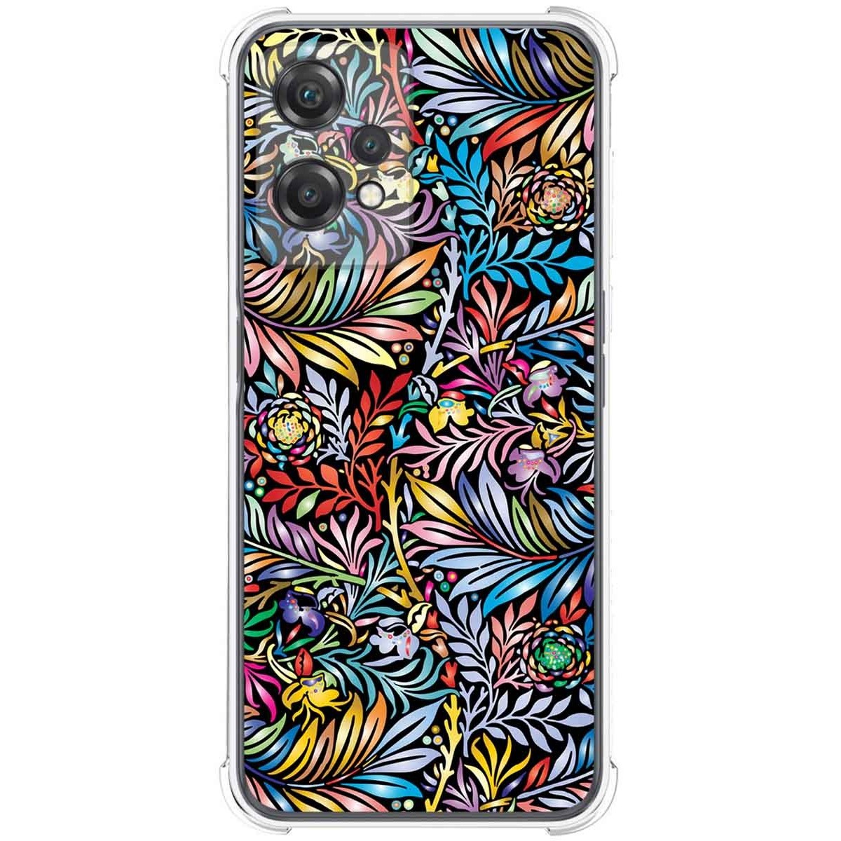 Funda Silicona Antigolpes para Oneplus Nord CE 2 Lite 5G diseño Flores 04 Dibujos