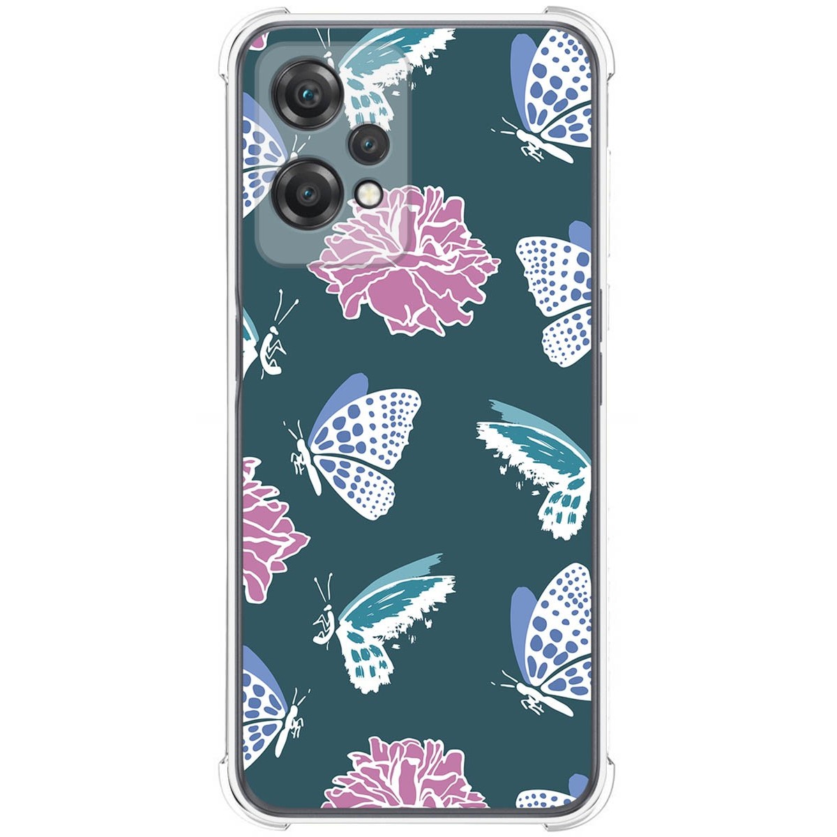 Funda Silicona Antigolpes para Oneplus Nord CE 2 Lite 5G diseño Flores 10 Dibujos