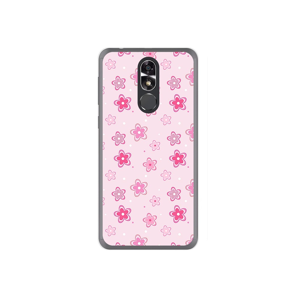 Funda Gel Tpu para Cubot R9 Diseño Flores Dibujos
