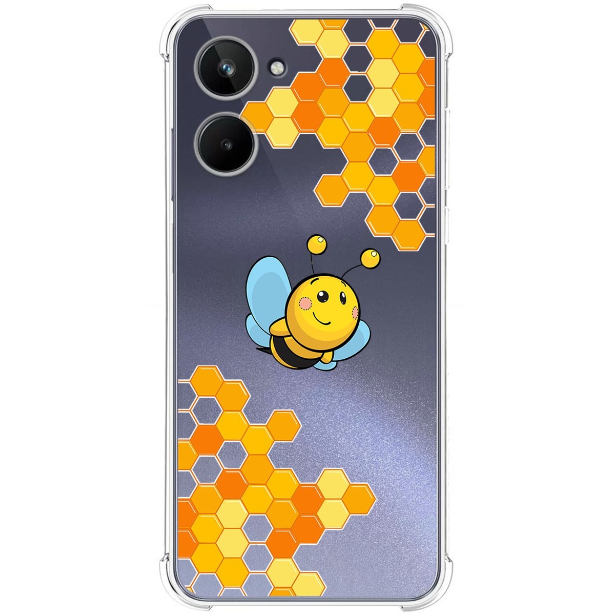 Funda Silicona Antigolpes para Realme 10 4G diseño Abeja Dibujos